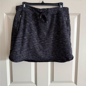 GreenTea Dark Gray Mini Skort